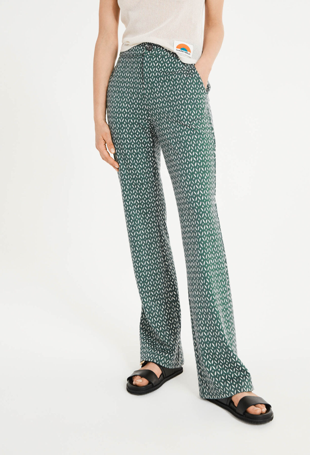 Printed trousers