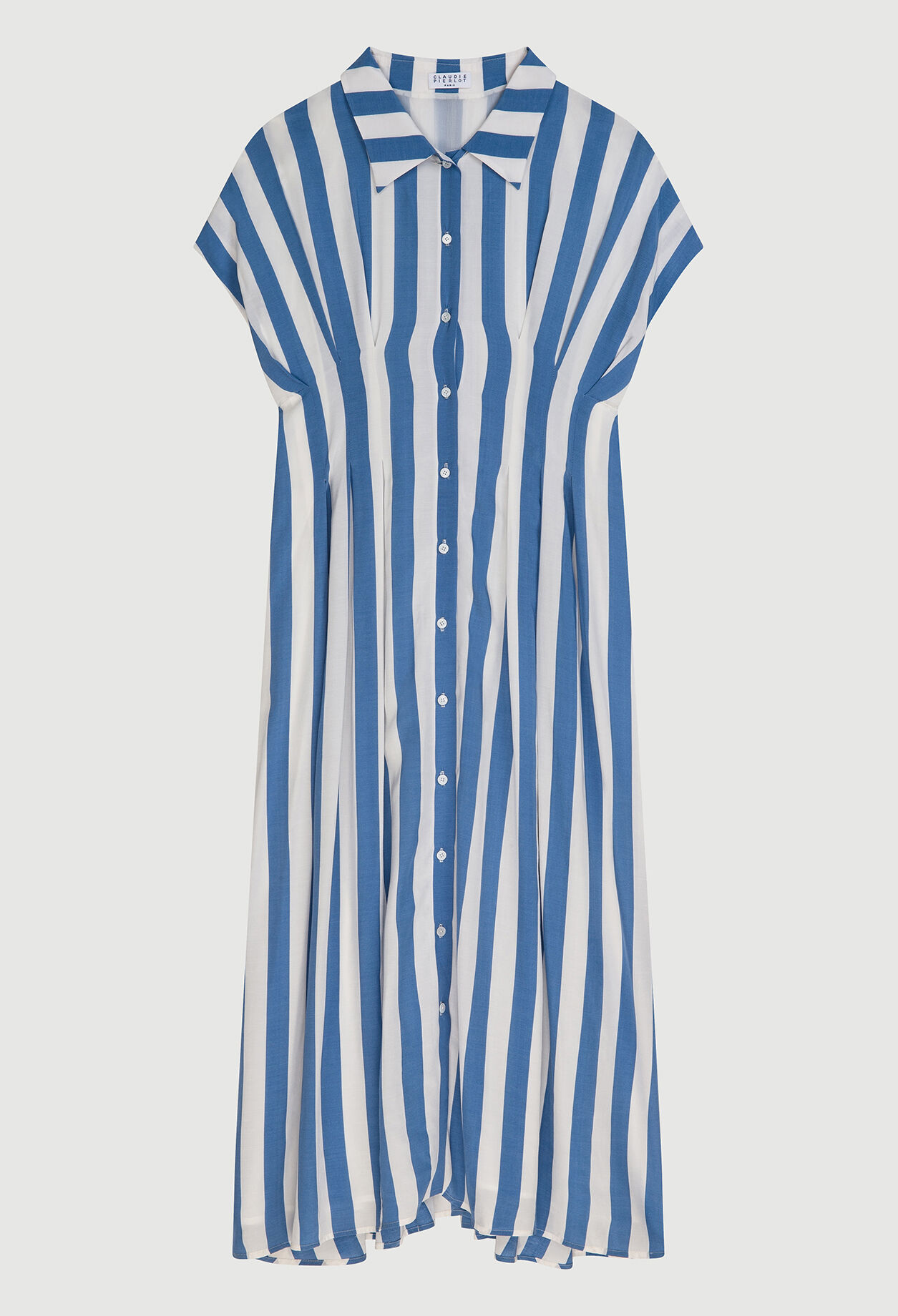 Striped shirt dress
