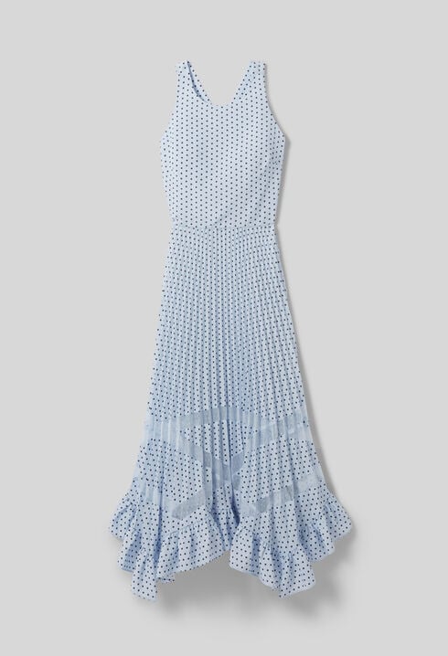 Polka dot midi dress