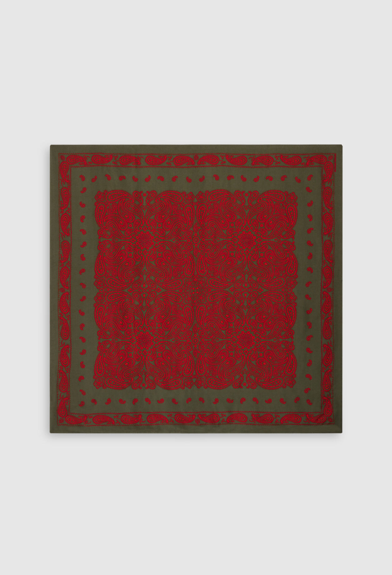 Khaki silk scarf Khaki silk scarf