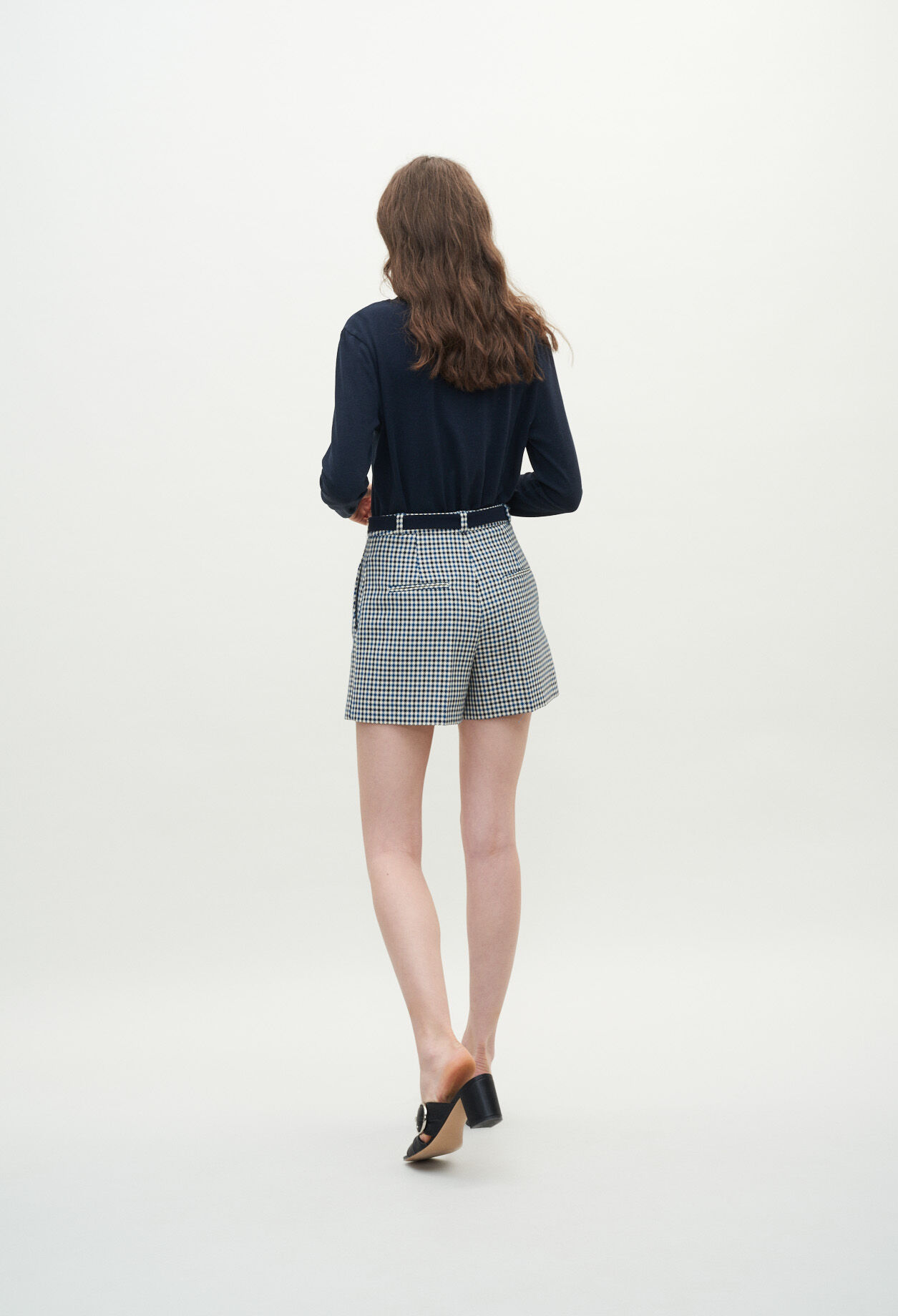 Small check print shorts Small check print shorts