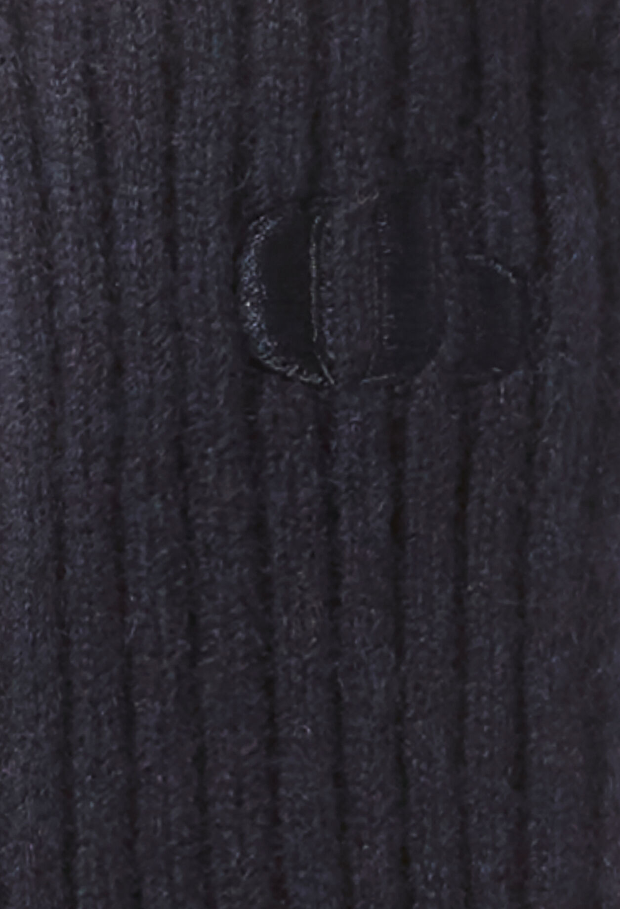 Navy cashmere mittens