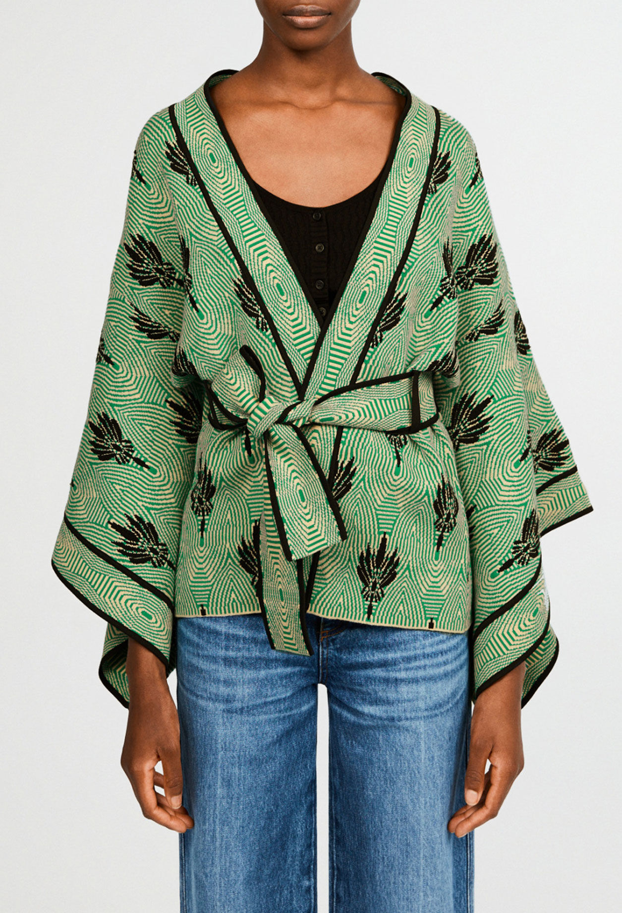 Kimono-style cardigan Kimono-style cardigan