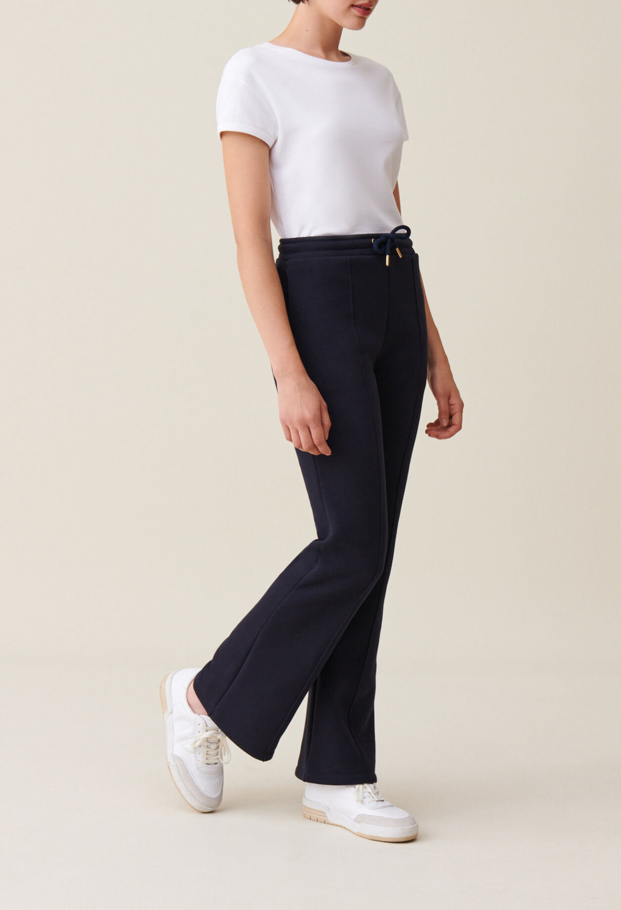 Navy comfort trousers