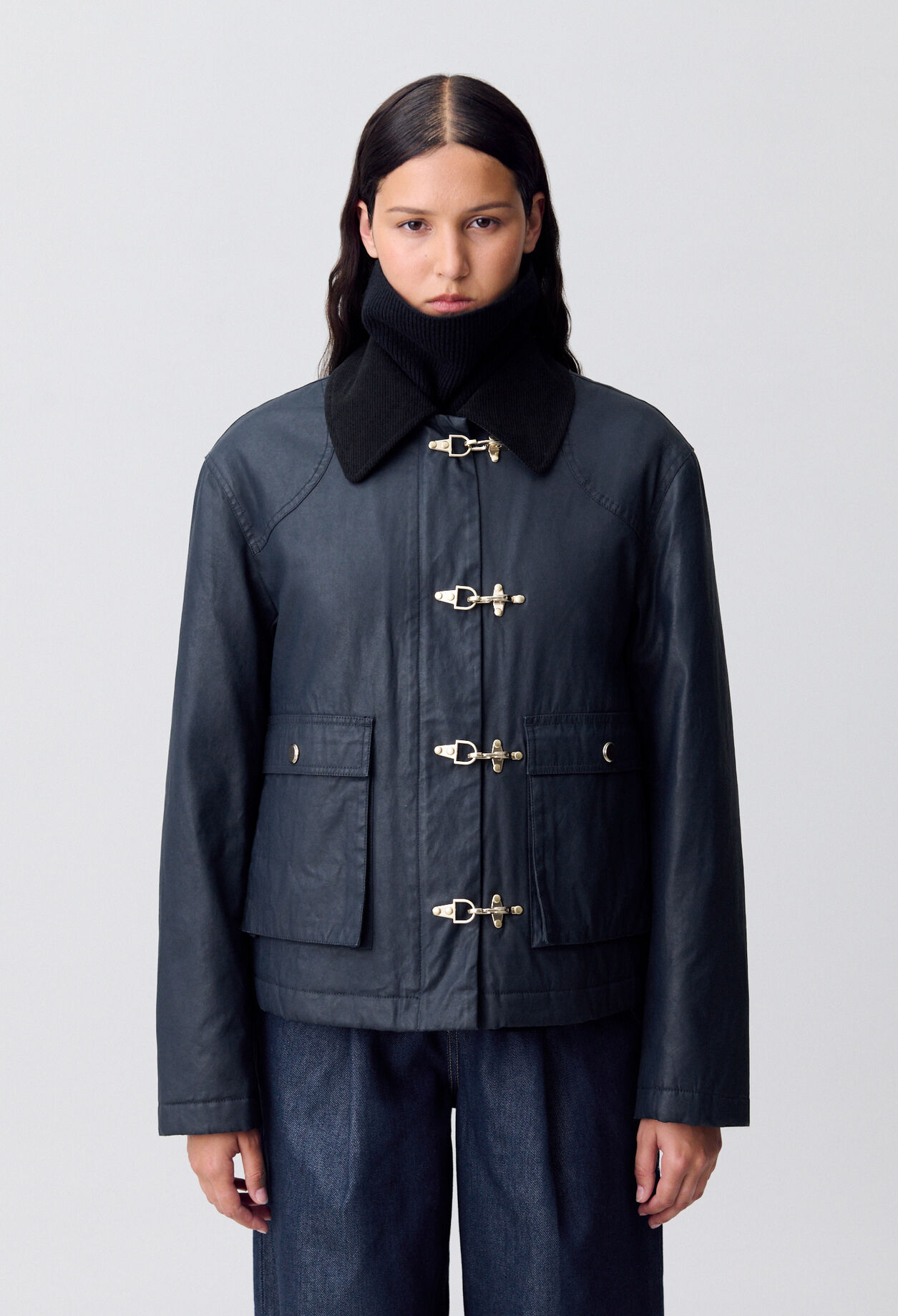 Waxed Short Parka Waxed Short Parka