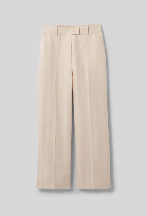 Flowy linen trousers