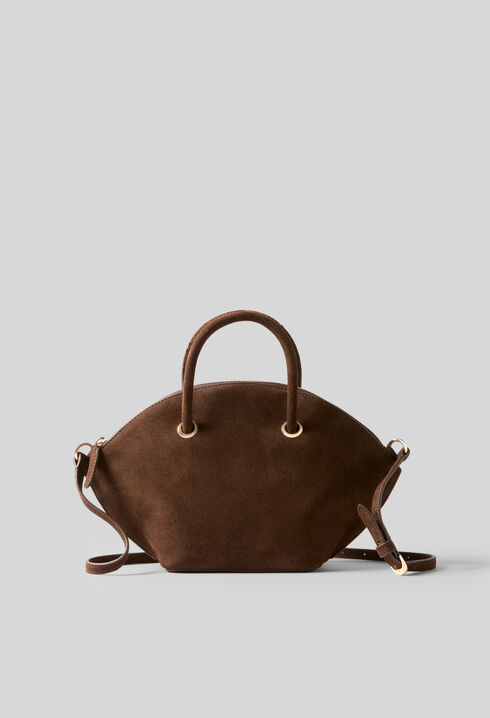 Soft suede handbag