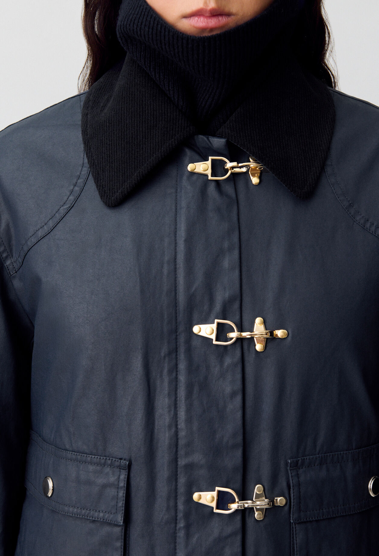 Waxed Short Parka Waxed Short Parka