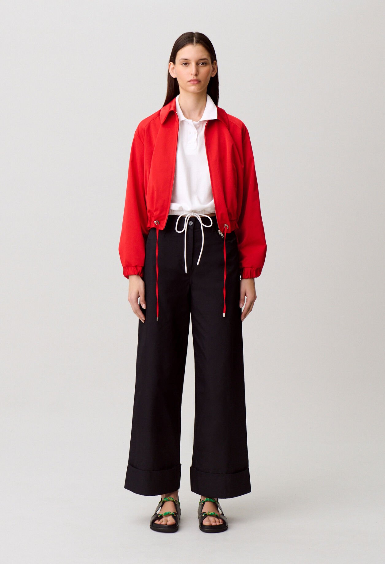 Wide-leg trousers