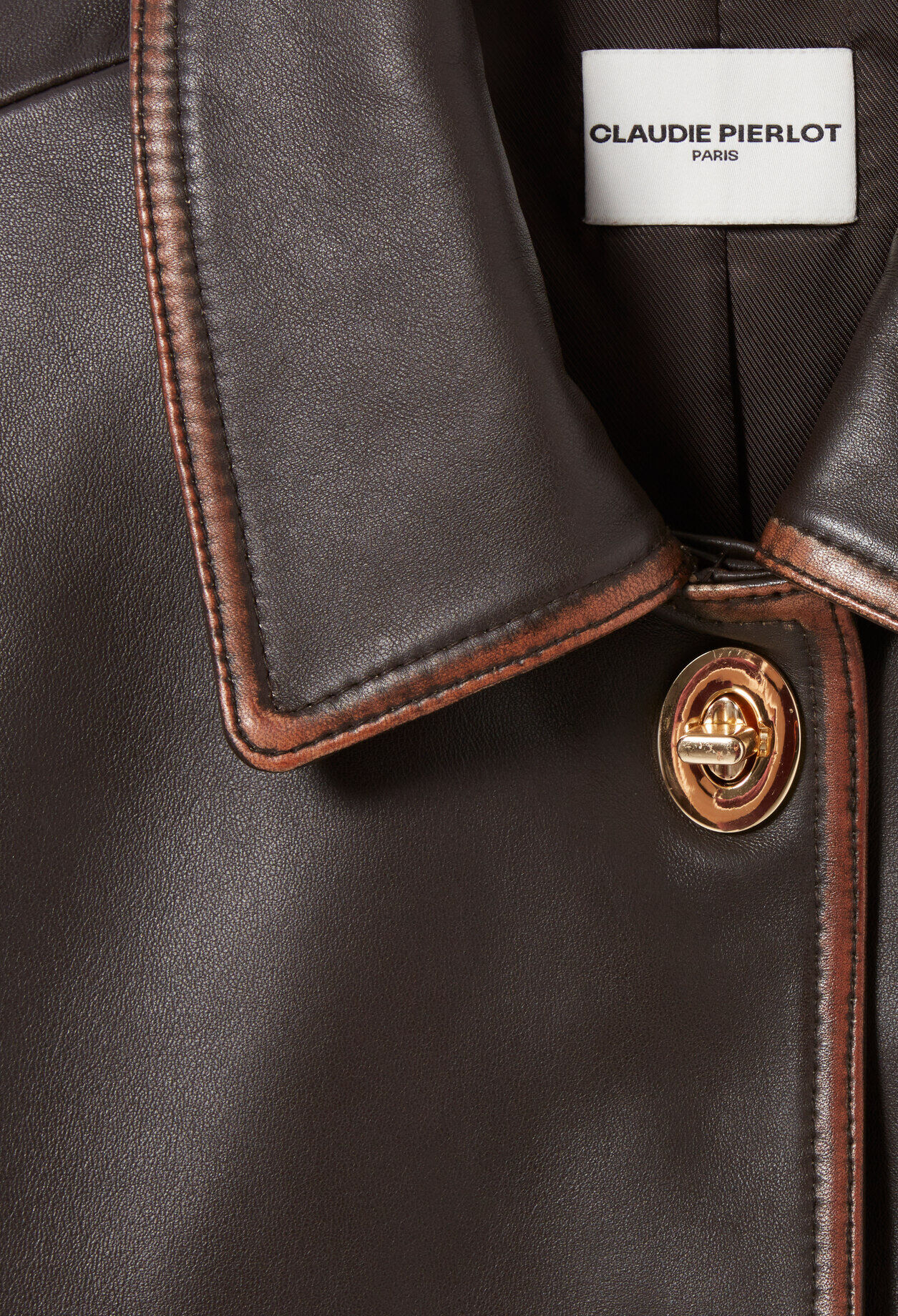 Cropped Vintage Leather Jacket Cropped Vintage Leather Jacket