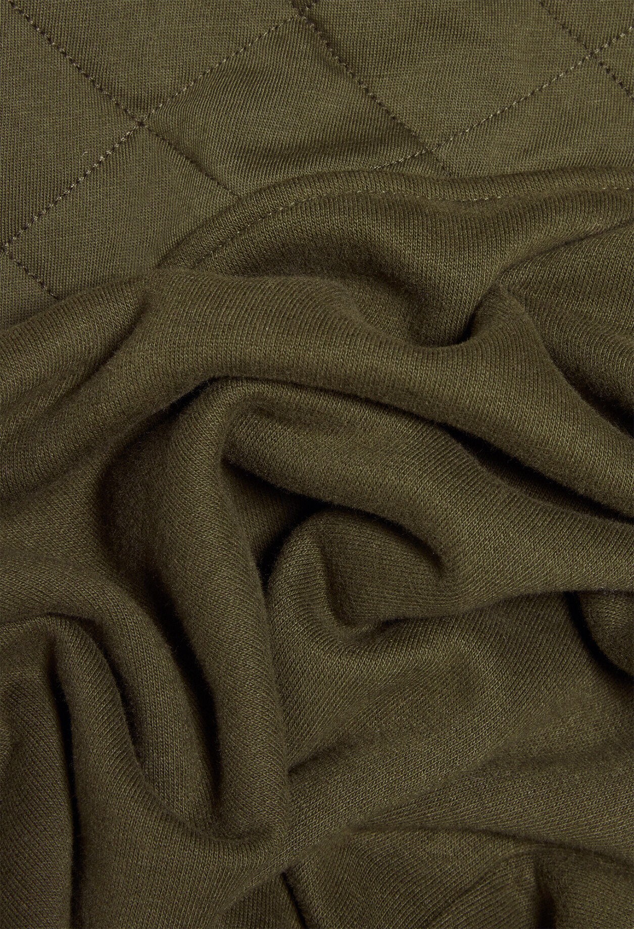 Sweatshirt kaki à manches longues Sweatshirt kaki à manches longues