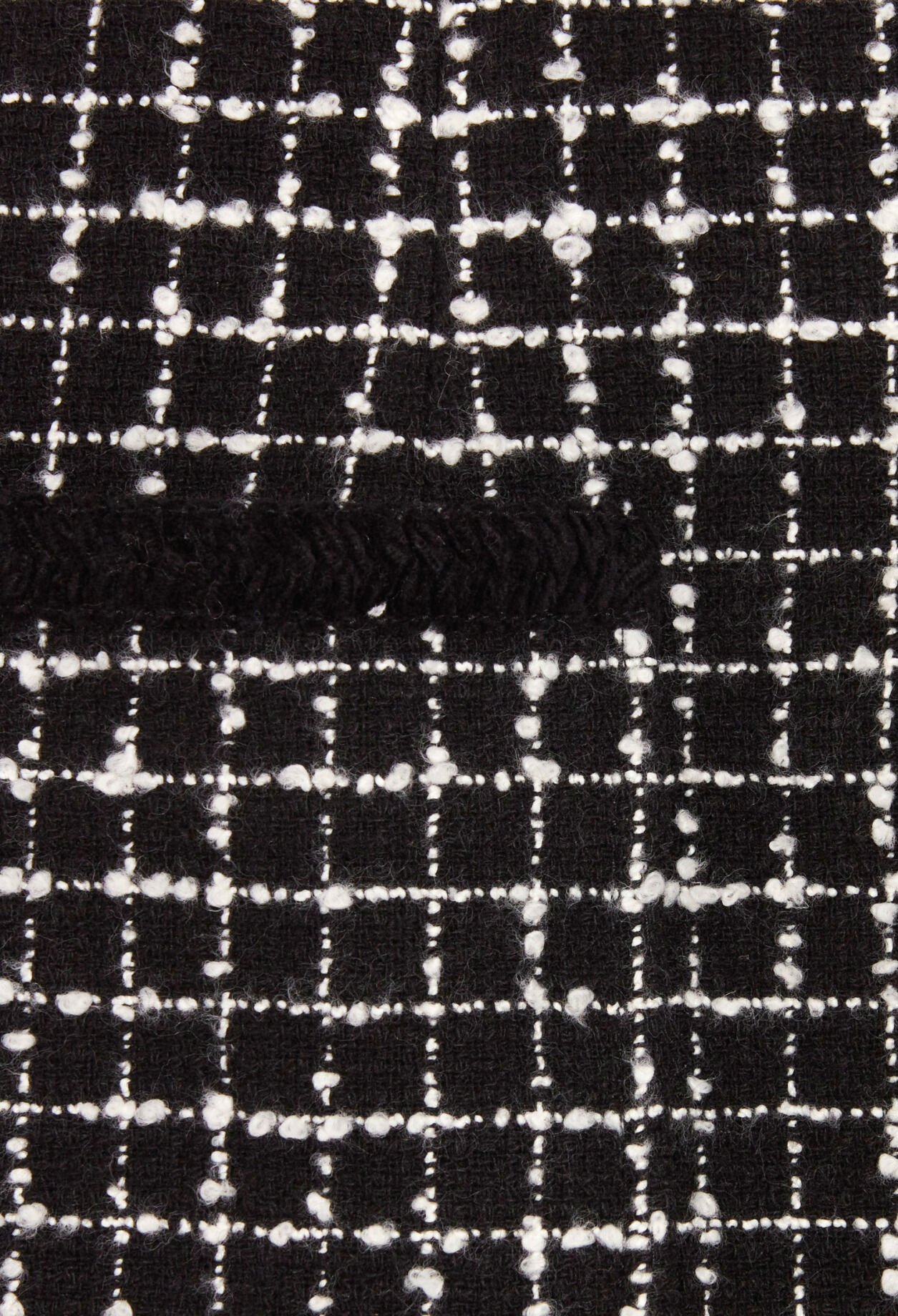 Two-tone tweed shorts