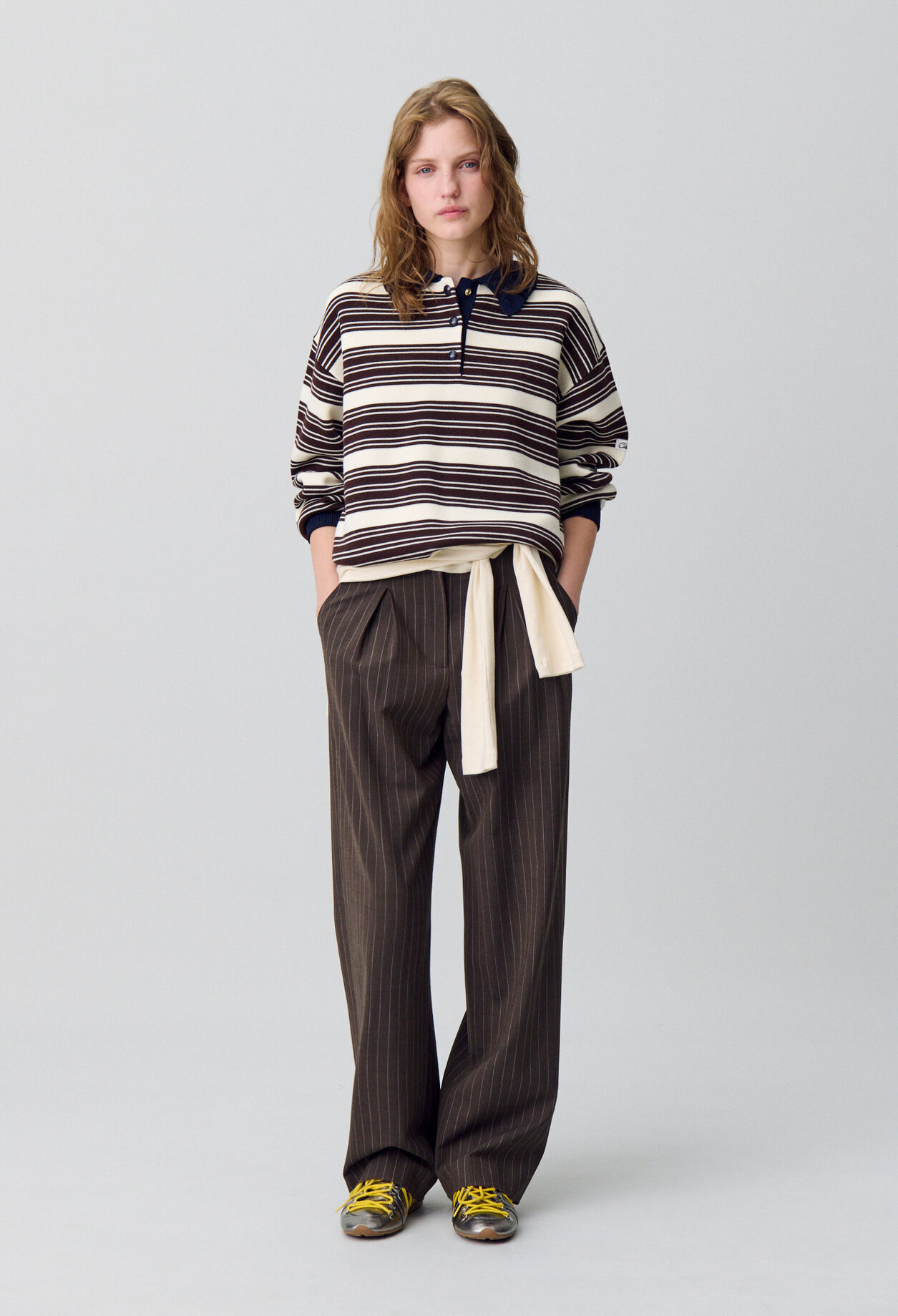 Striped Polo Jumper Striped Polo Jumper