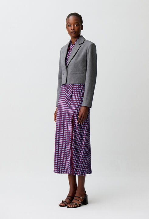 Tailored wool jacket