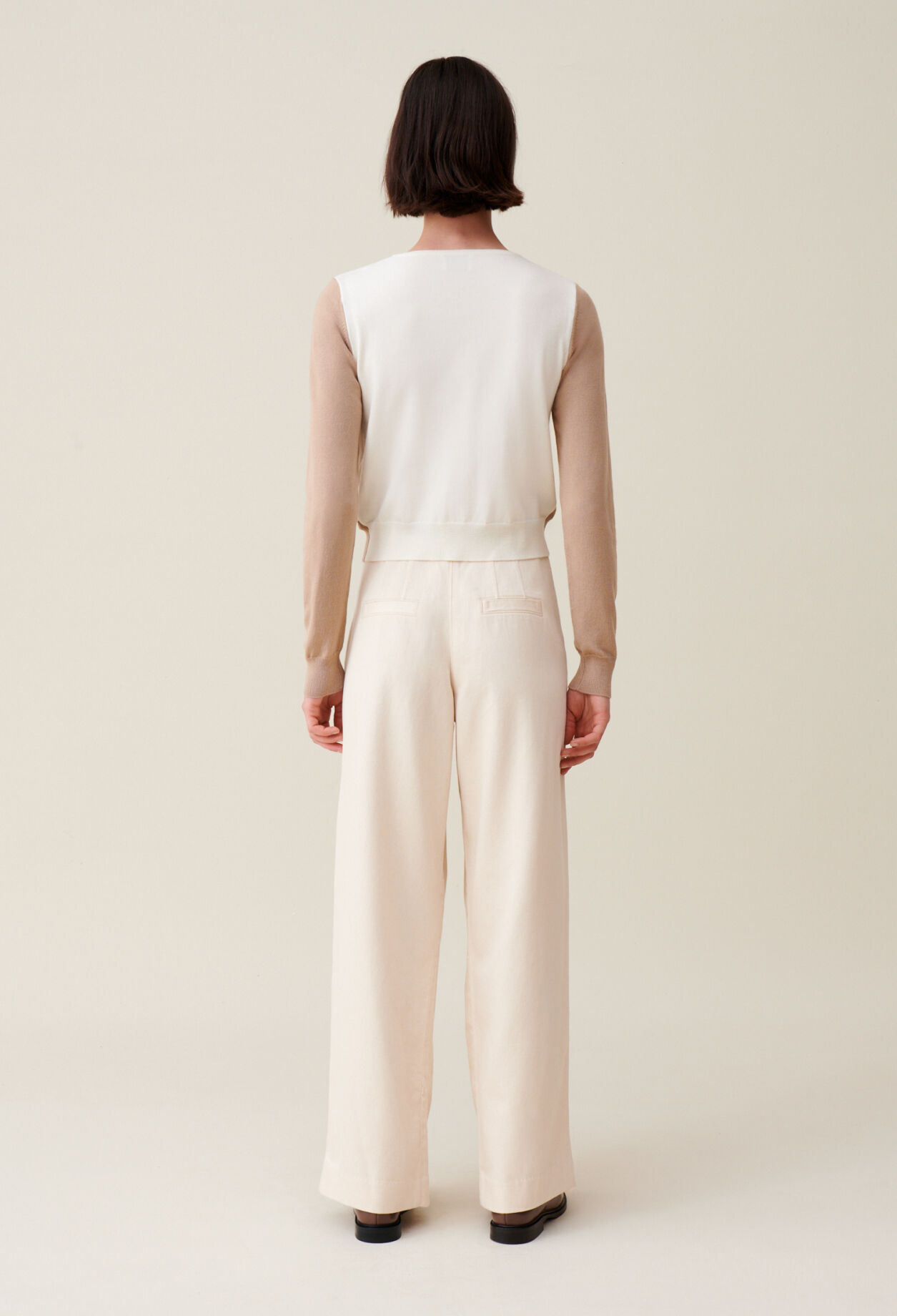 Tonal Cropped Sweater