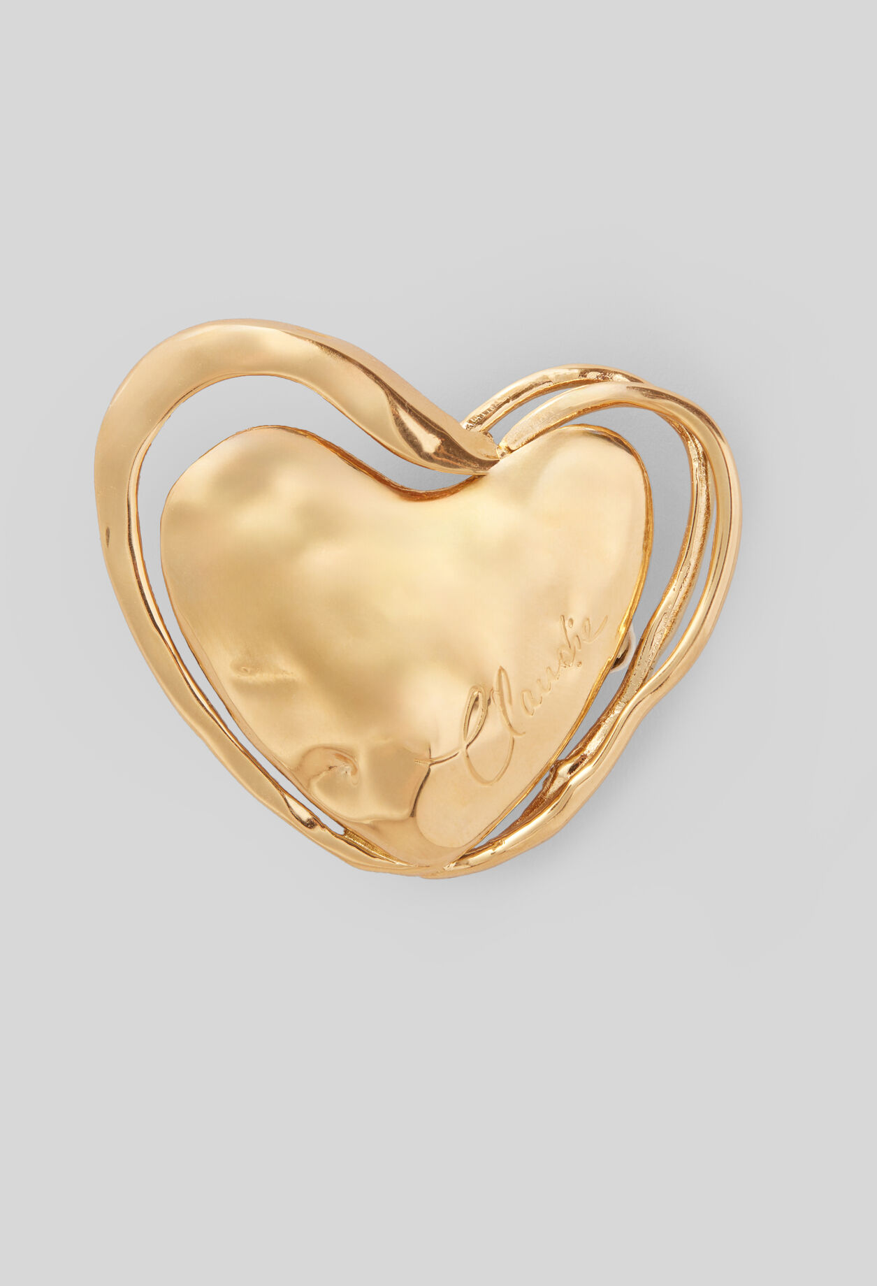 Golden Heart Brooch Golden Heart Brooch