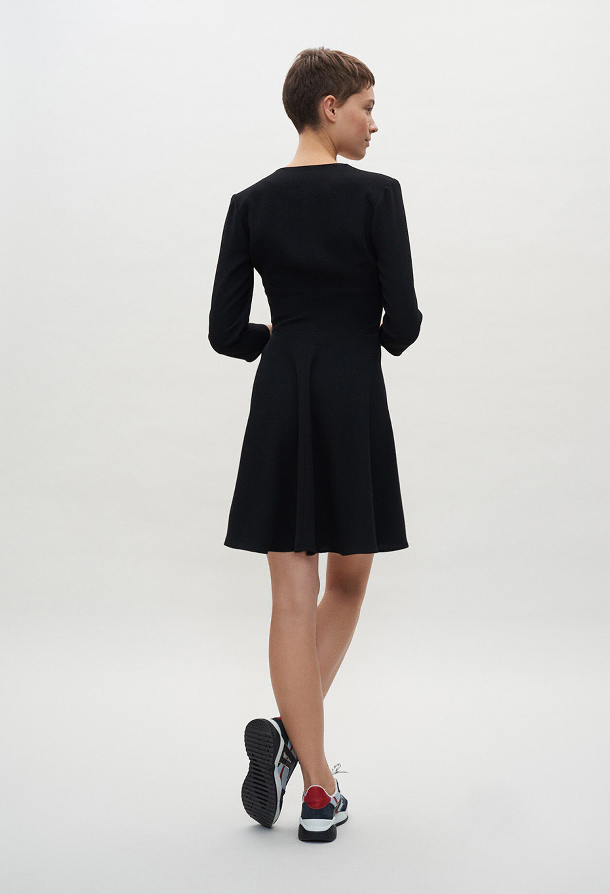 Black flared dress Black flared dress