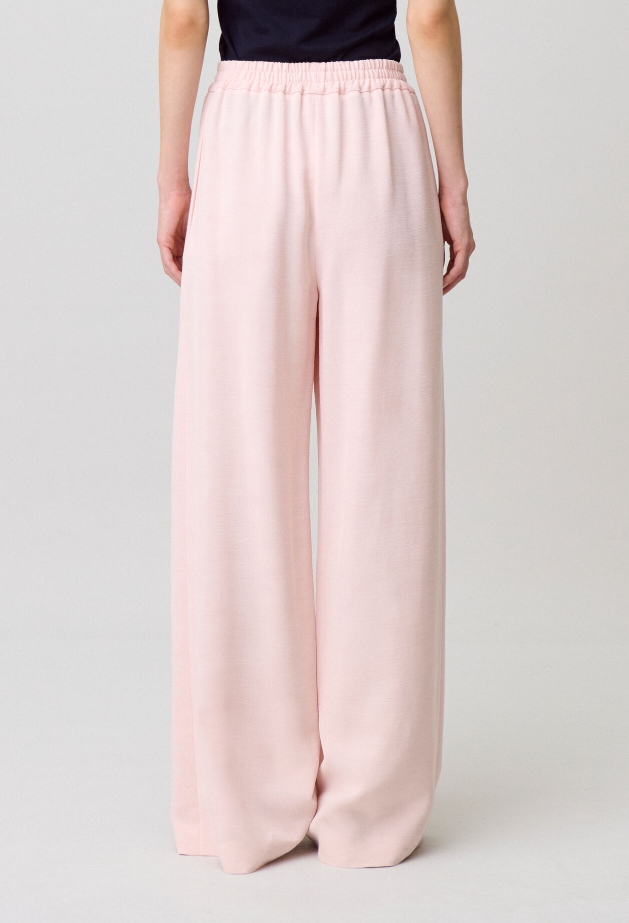 String wide-leg trousers