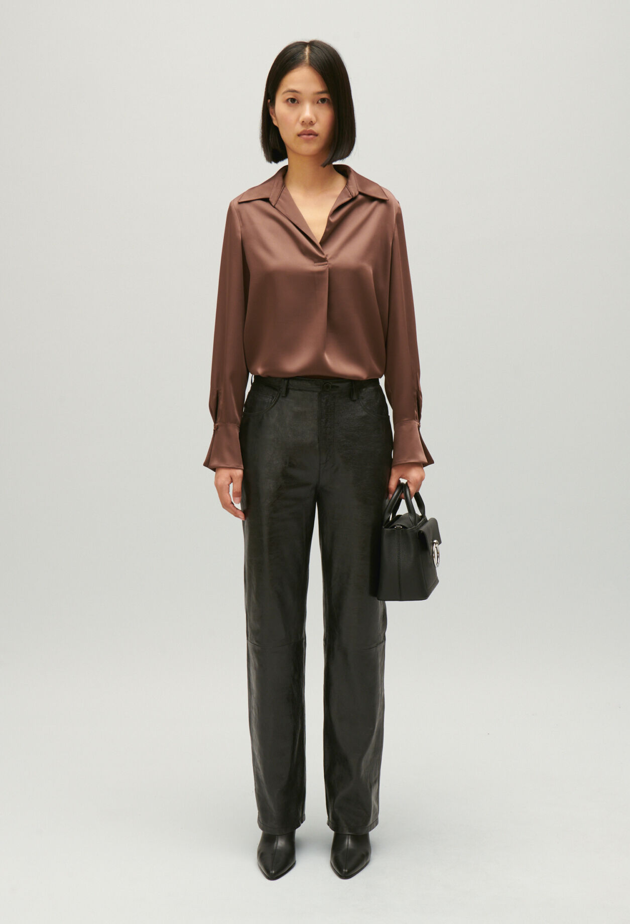 Floaty pleated blouse