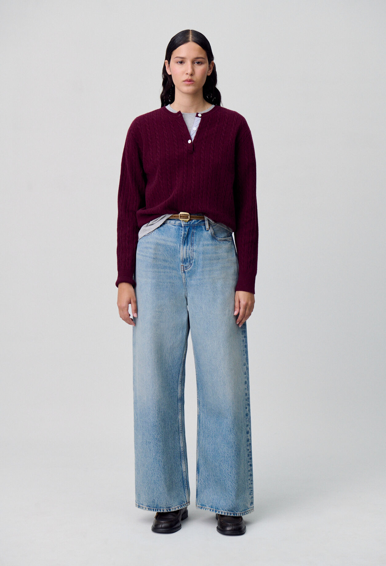 Henley Knit Sweater Henley Knit Sweater