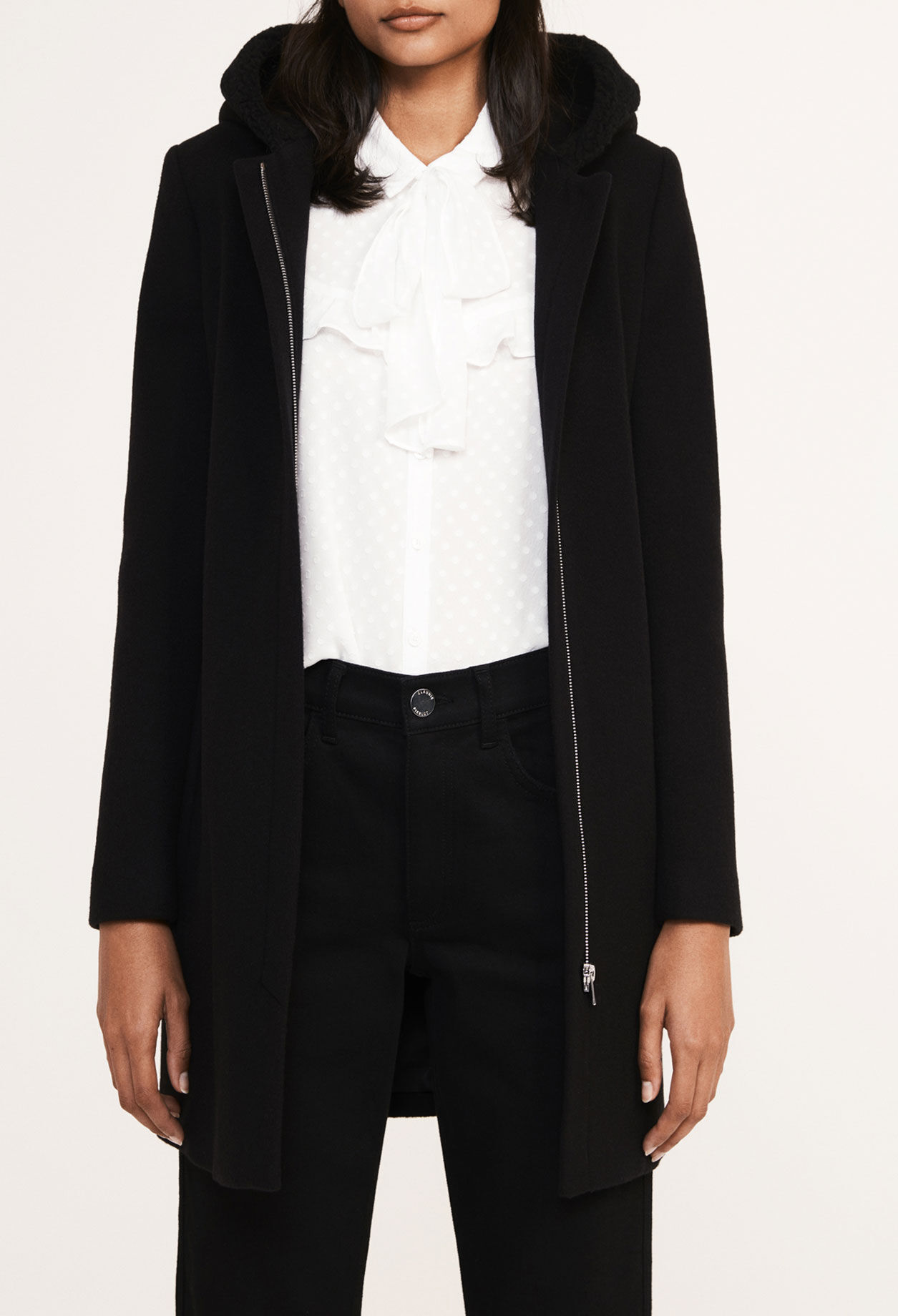 Belted wool and cashmere coat Belted wool and cashmere coat