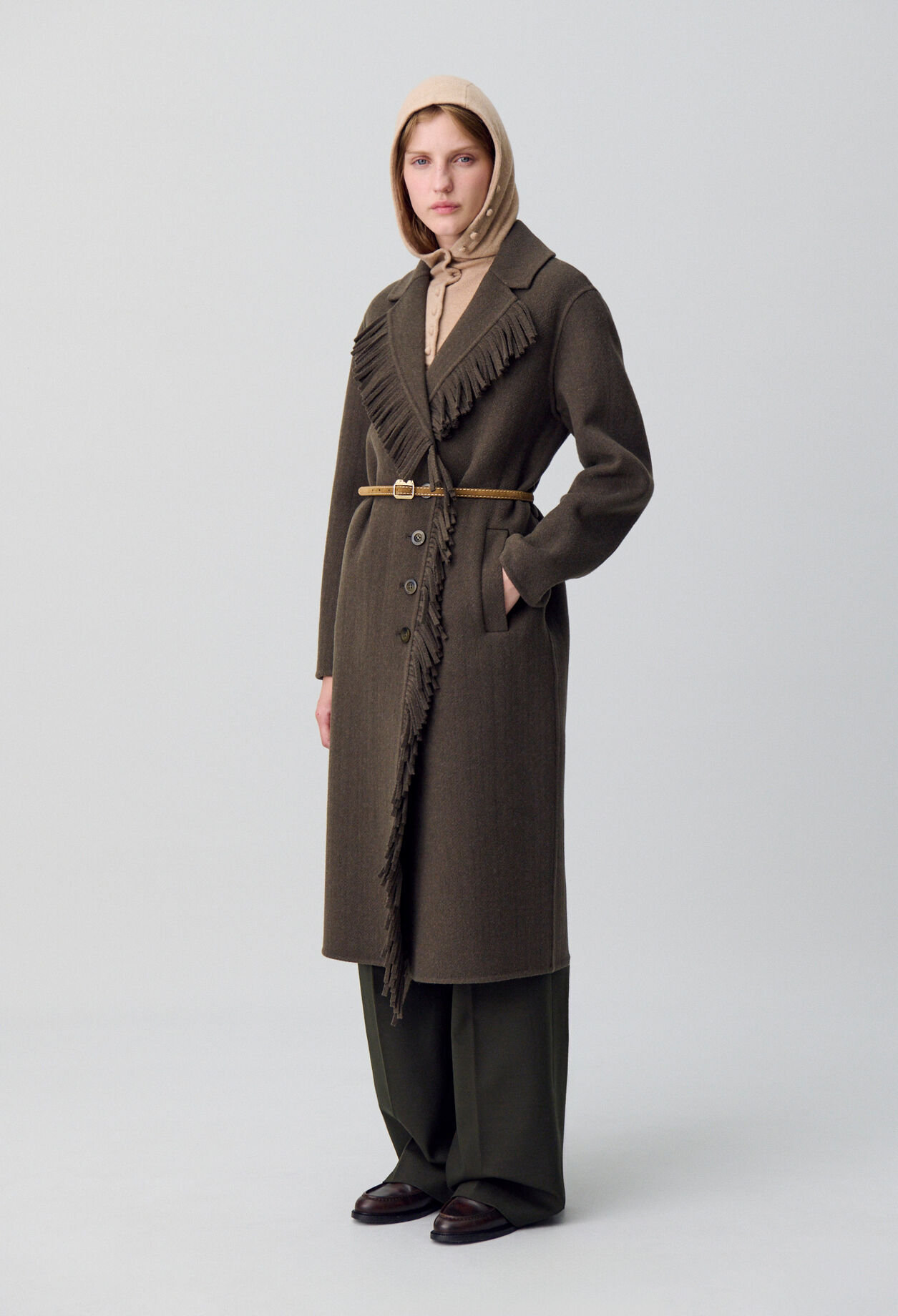 Fringed Long Coat Fringed Long Coat