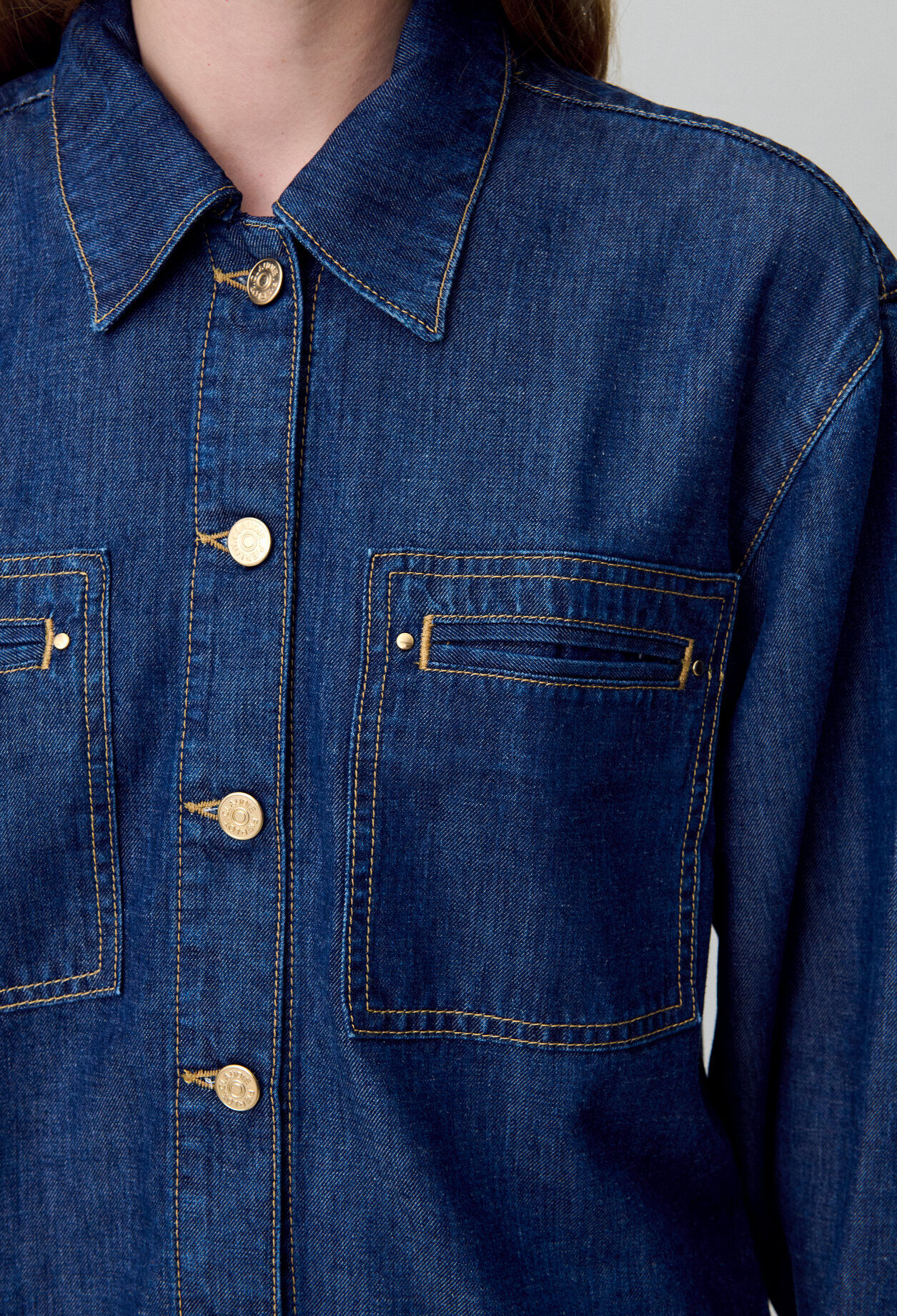 Oversized Denim Shirt Oversized Denim Shirt
