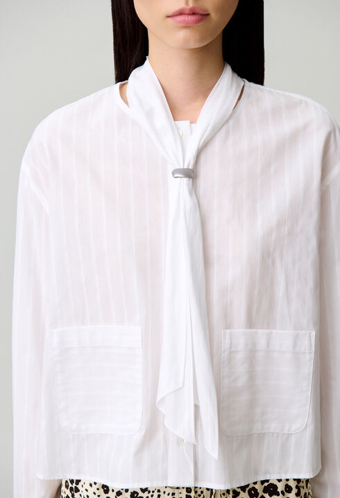 Striped cotton shirt