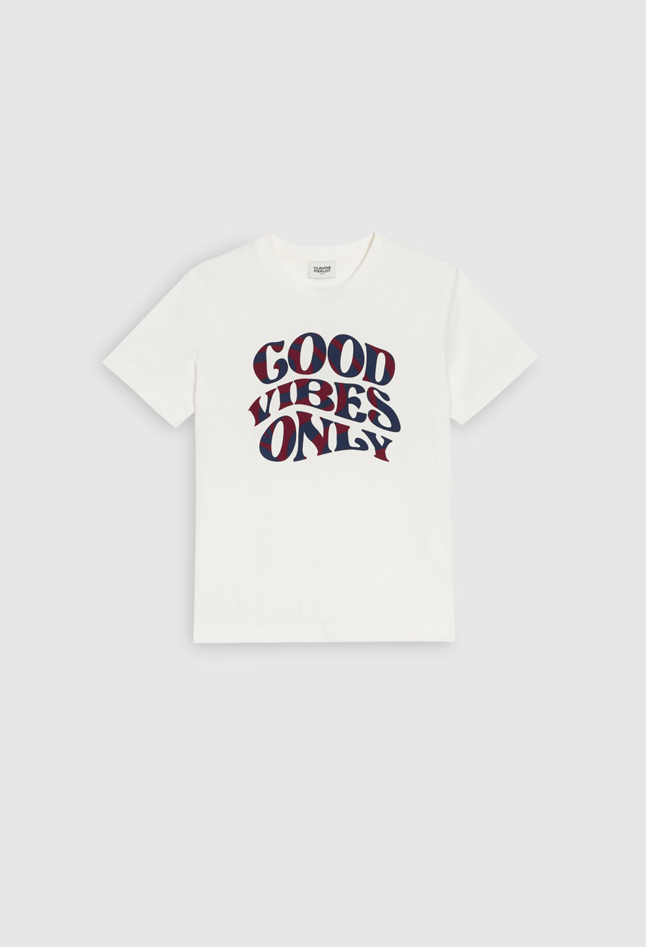 T-shirt blanc sérigraphié coton