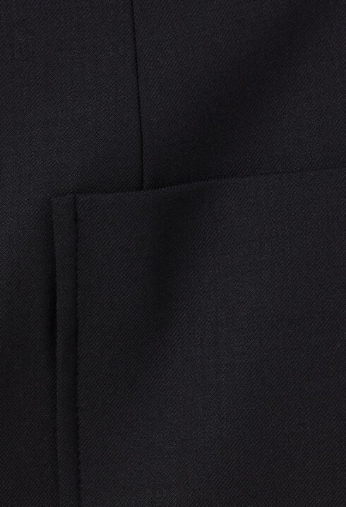 Black high-waisted shorts