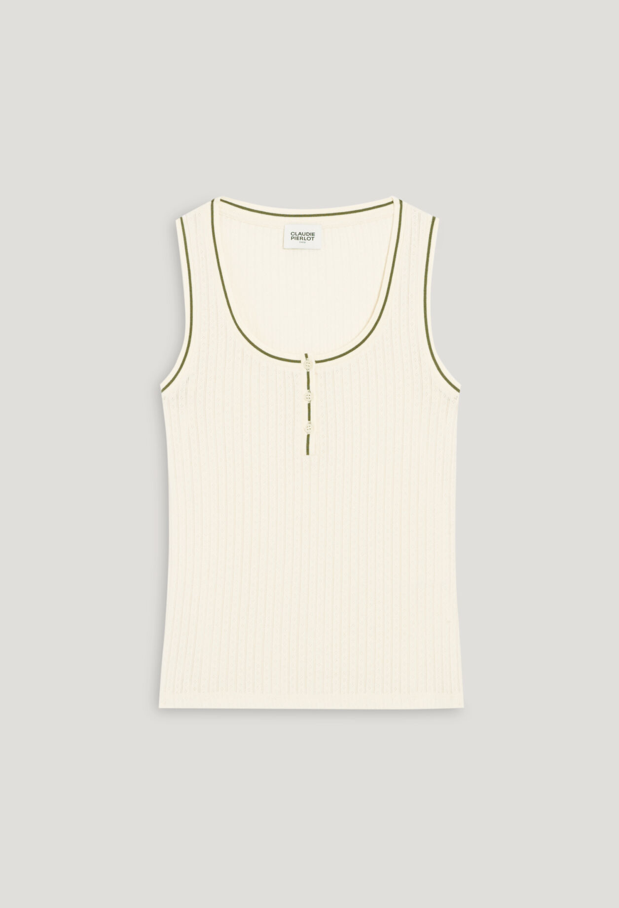 Vanilla ribbed vest Vanilla ribbed vest