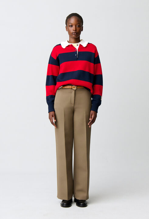 Straight-leg trousers
