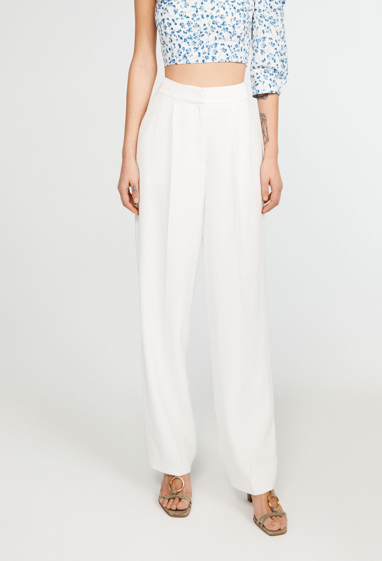 White suit trousers