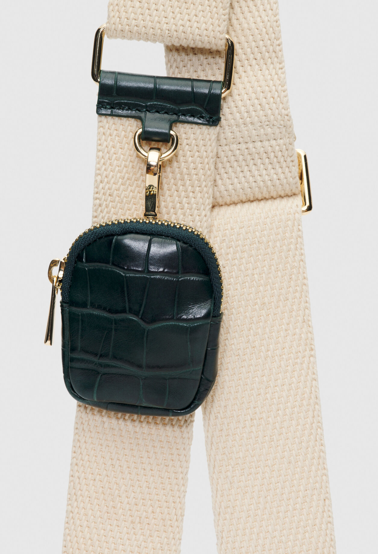 Dual-material crossbody bag   leather Dual-material crossbody bag   leather