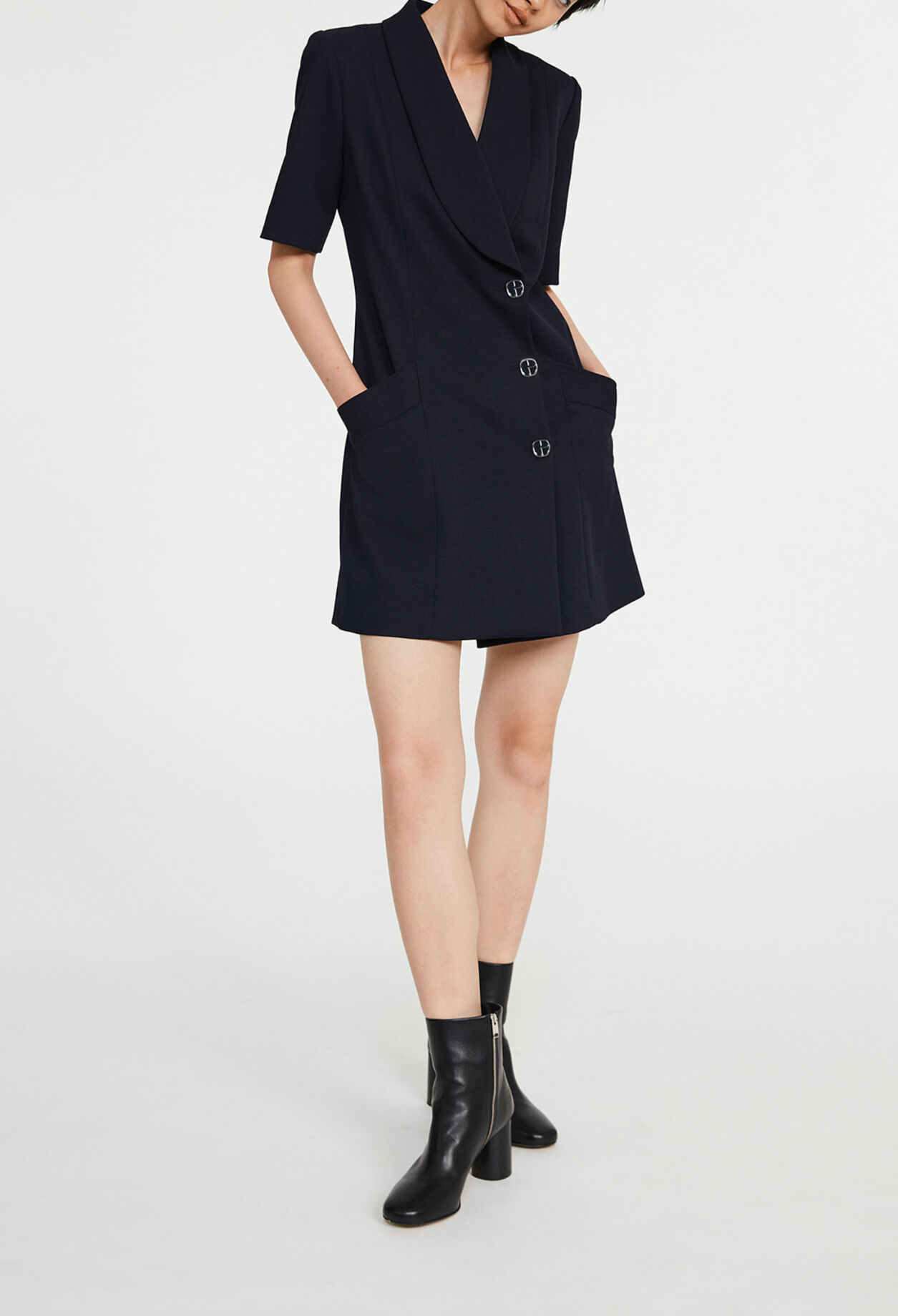 Navy wrap dress Navy wrap dress