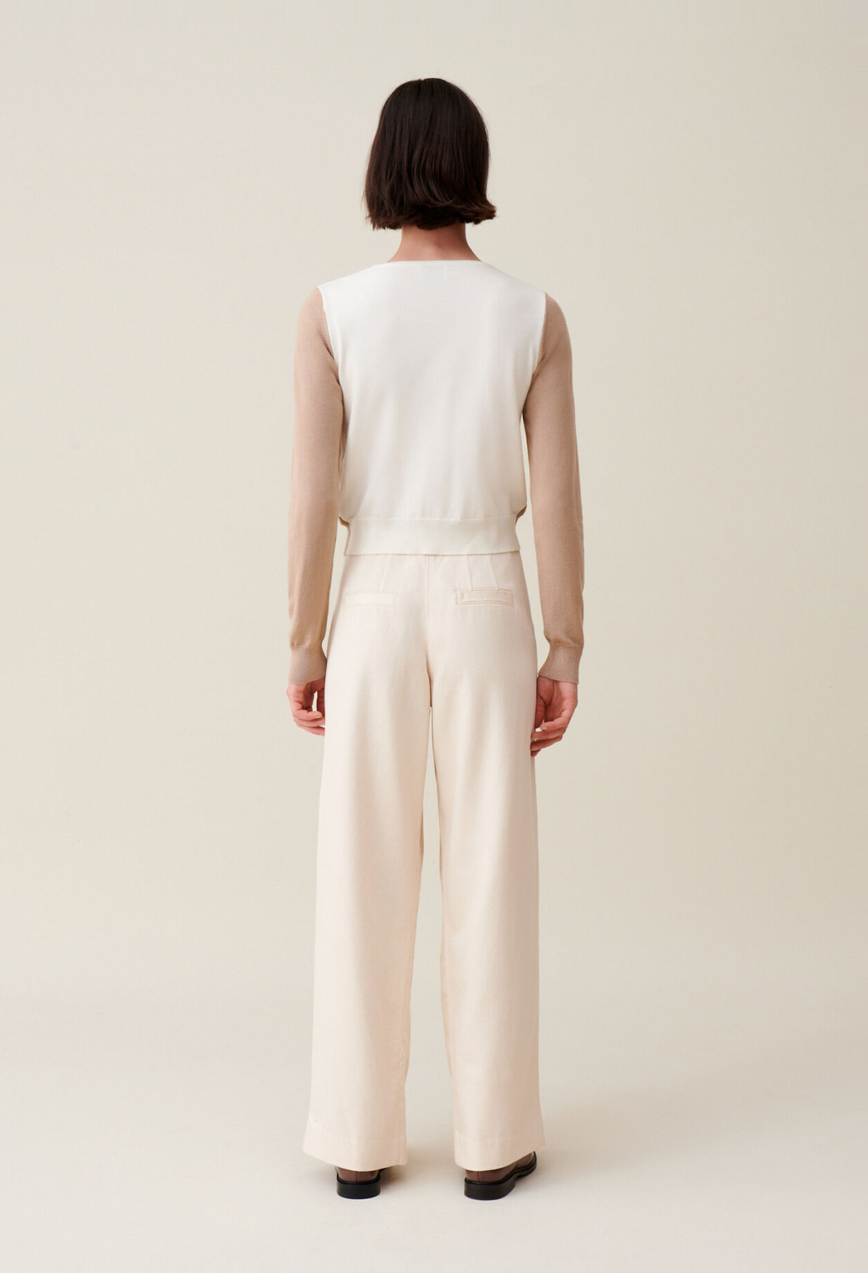Tonal Cropped Sweater
