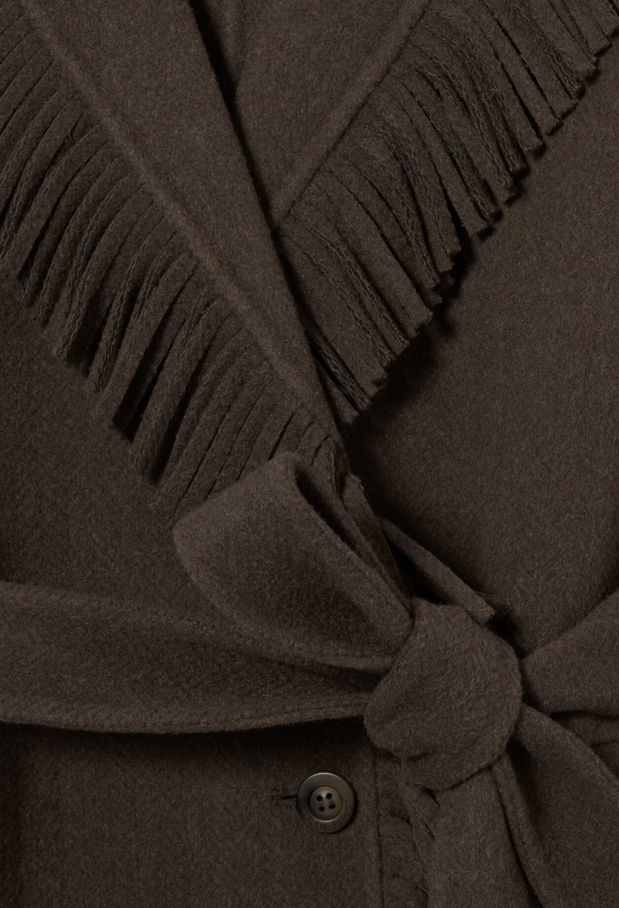 Fringed Long Coat Fringed Long Coat