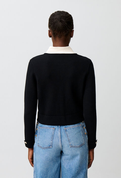 Chunky knit cardigan