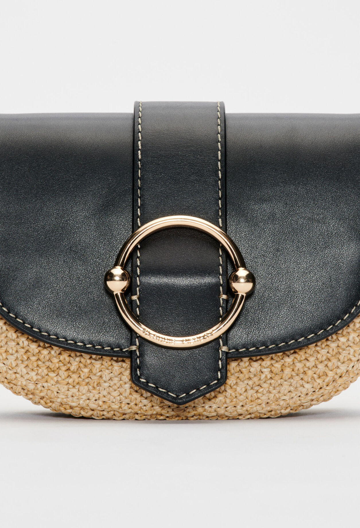 Leather messenger bag