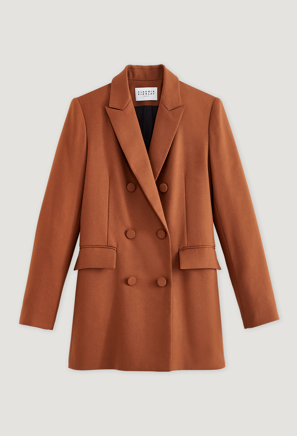 Long caramel jacket