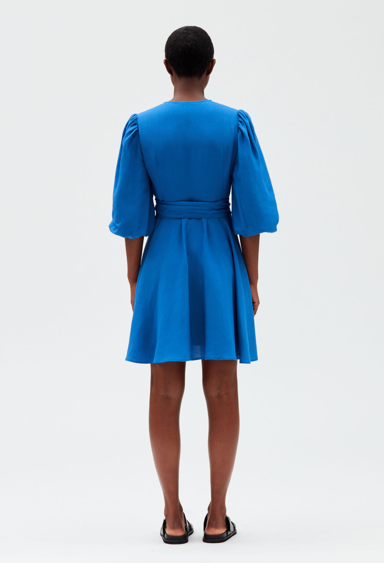 Short wraparound dress