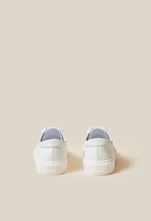 White Leather Trainers