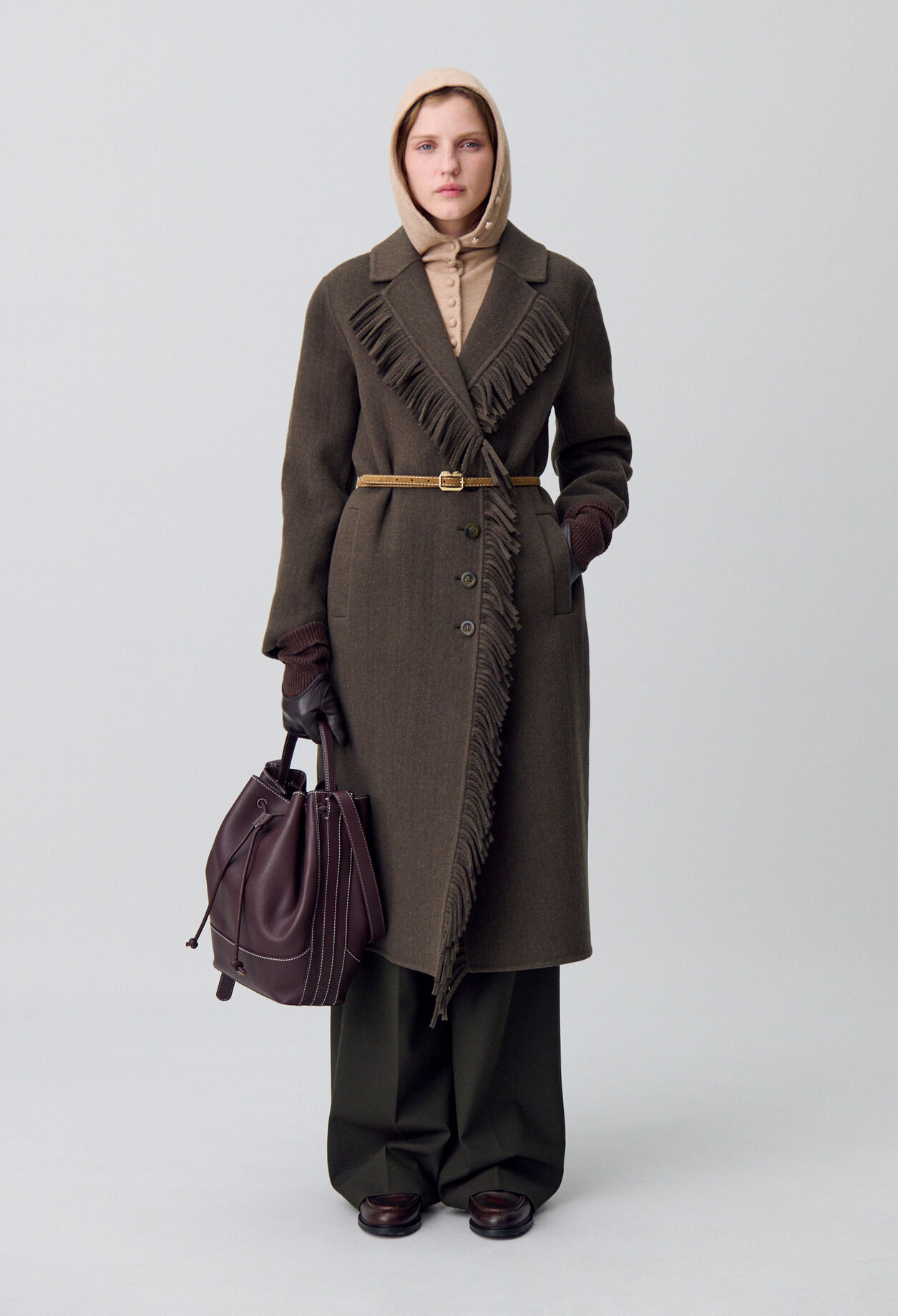 Fringed Long Coat Fringed Long Coat