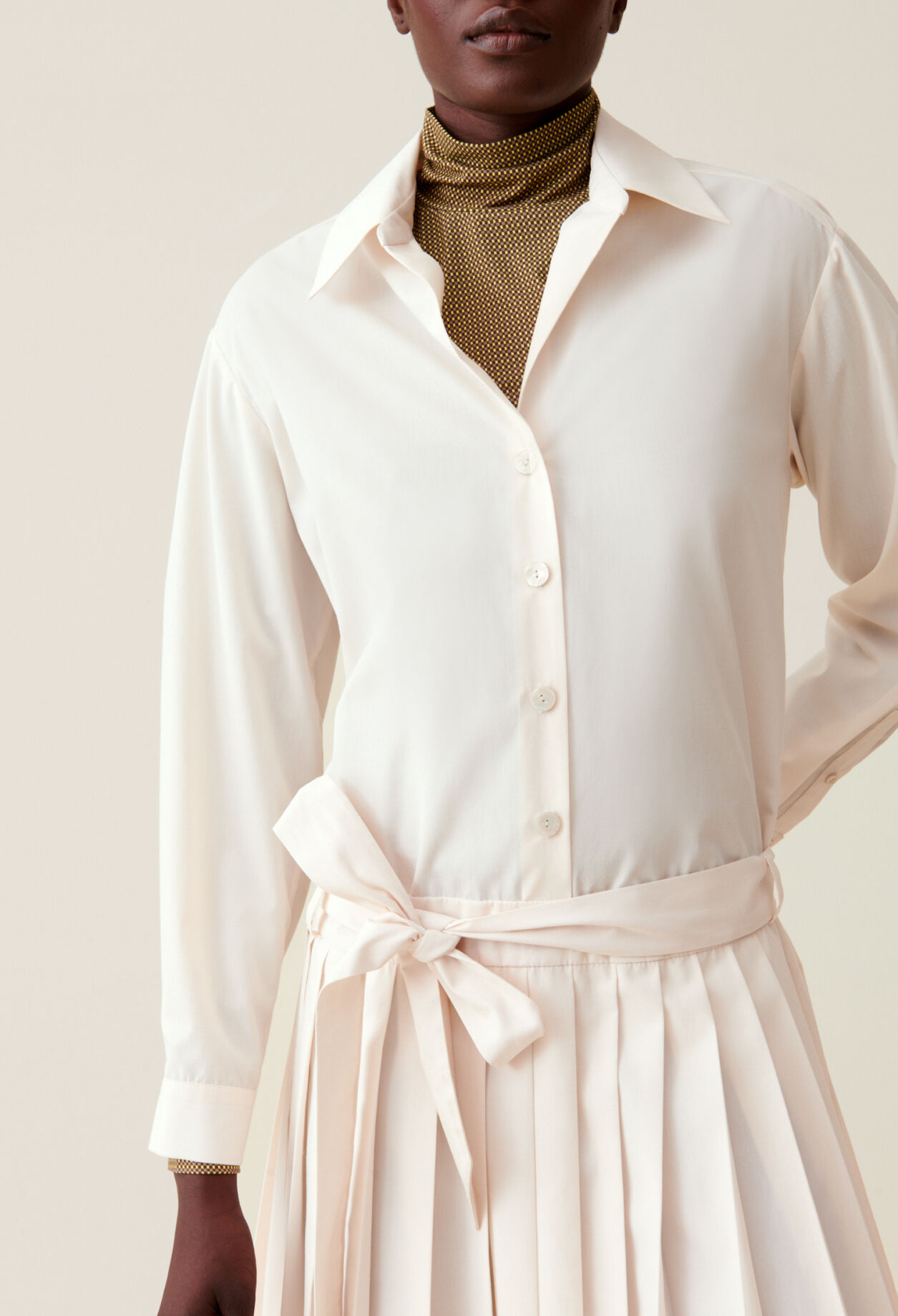 Belted Shirt Dress