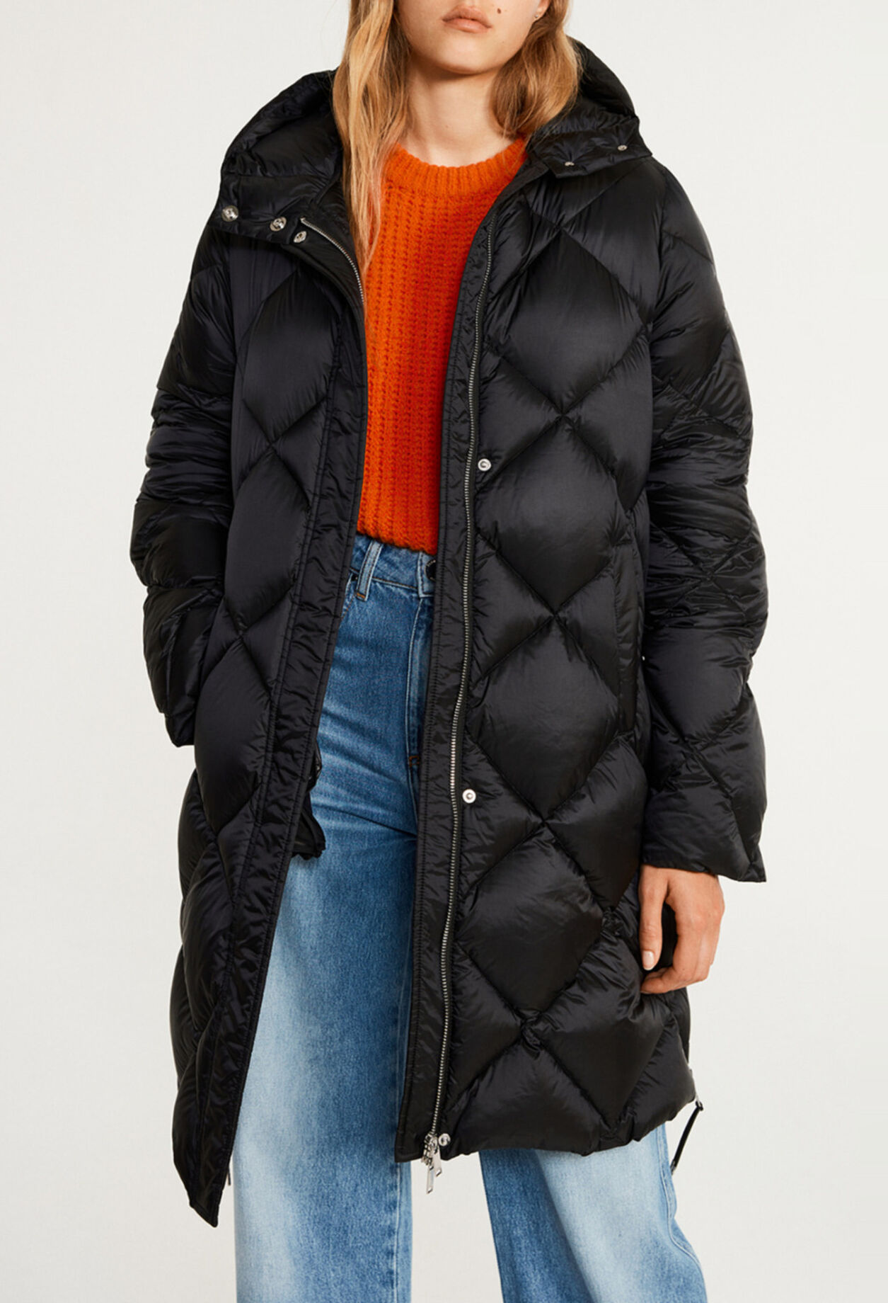 Long jacket made from recycled polyester Long jacket made from recycled polyester