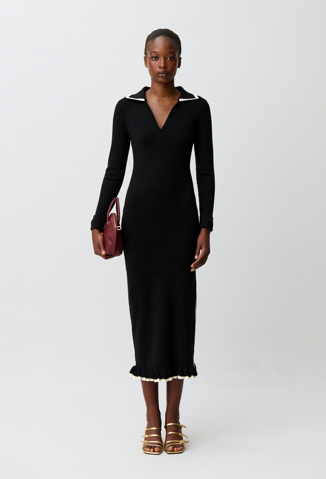 Long knitted dress