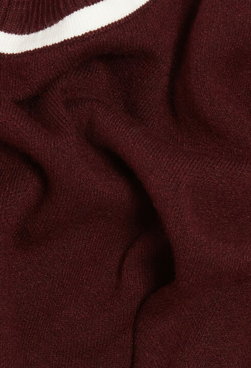 Striped knitted jumper