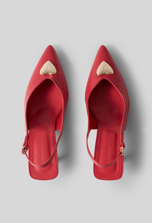 Golden Heart Court Shoes