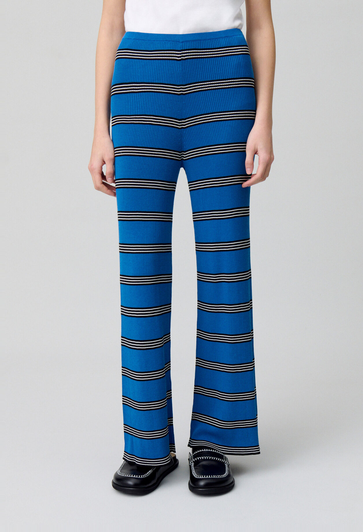 Slim-Fit Fine Knit Trousers