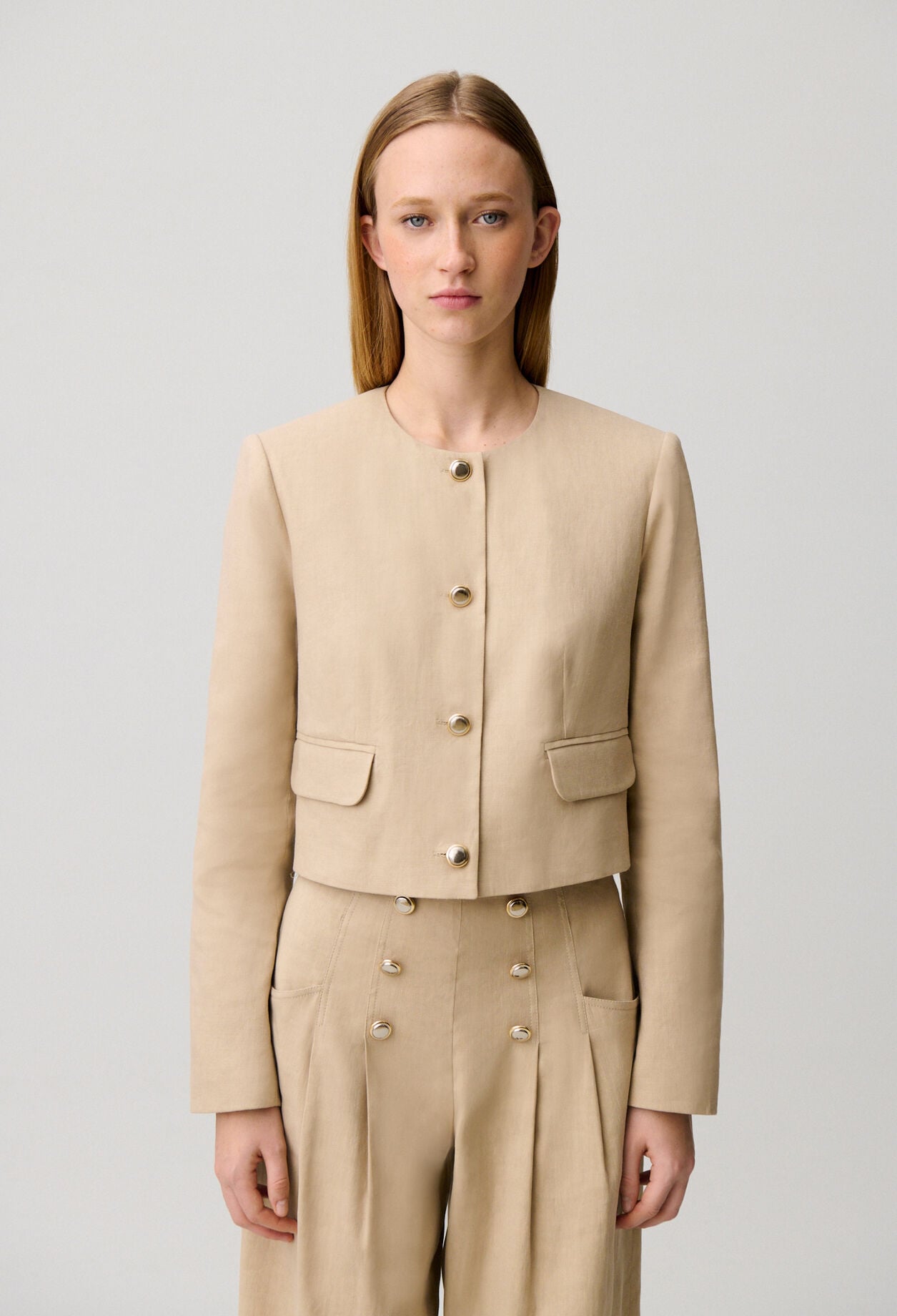 Short tailored jacket